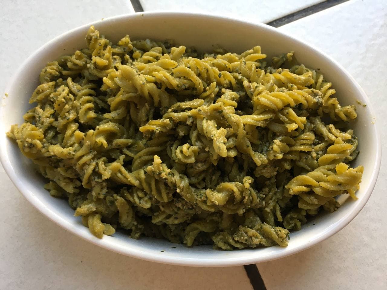 Fusilli al pesto 